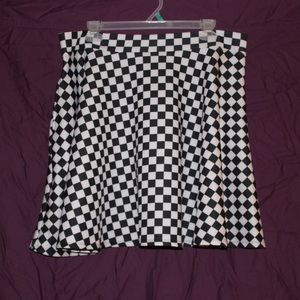 Checkered Skirt